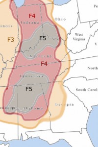 usamap5f543edit 200x300 Historic extreme tornados  in Dixie Alley  